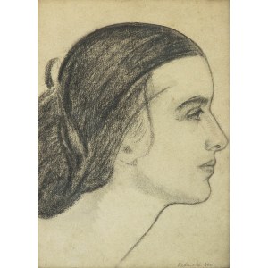 Stanisław Uzdański (1890-1939), Profil kobiecy, 1920 r.
