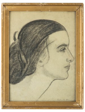 Stanisław Uzdański (1890-1939), Profil kobiecy, 1920 r.