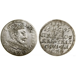 Poland, trojak, 1595, Riga