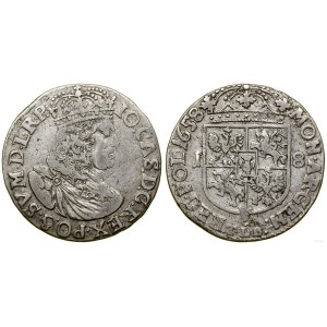 Poland, ort, 1658, Kraków