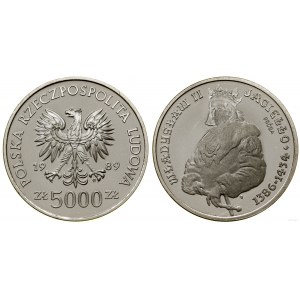Polska, 5.000 złotych, 1989, Warszawa