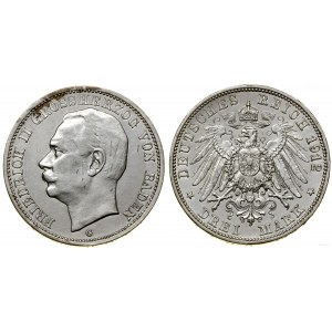 Germany, 3 marks, 1912 G, Karlsruhe