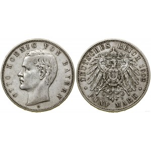 Niemcy, 5 marek, 1902 D, Monachium
