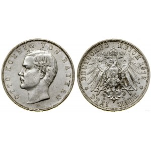Niemcy, 3 marki, 1912 D, Monachium