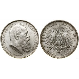 Niemcy, 3 marki, 1911 D, Monachium