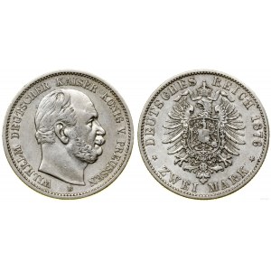Allemagne, 2 marks, 1876 B, Hanovre