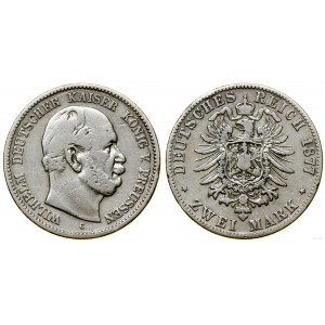 Allemagne, 2 marks, 1877 C, Francfort