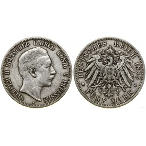 Niemcy, 5 marek, 1895 A, Berlin