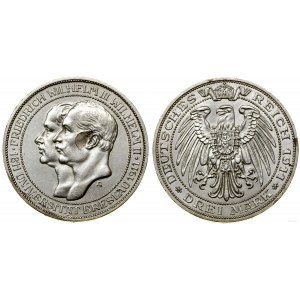 Niemcy, 3 marki, 1911 A, Berlin