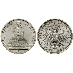 Deutschland, 3 Mark, 1913 E, Muldenhütten