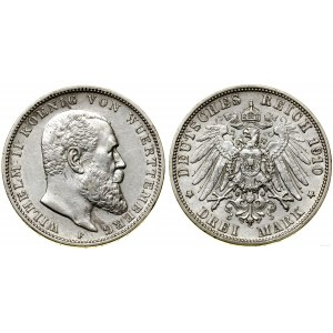 Deutschland, 3 Mark, 1910 F, Stuttgart