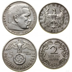 Germany, set of 2 German coins, 1925-1939