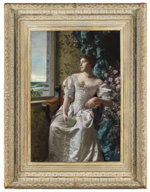 Władysław Czachórski, DAMA Z KSIĄŻKĄ, OK. 1886