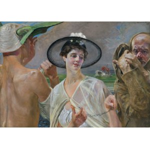Jacek Malczewski, ORFEUSZ I EURYDYKA, 1918