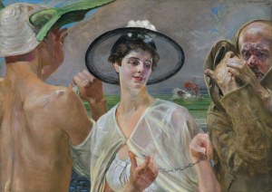 Jacek Malczewski, ORFEUSZ I EURYDYKA, 1918