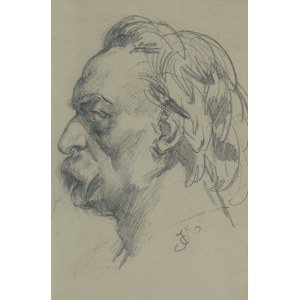 Jan Matejko, GŁOWA MĘŻCZYZNY Z WĄSAMI