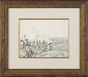 Juliusz Kossak, WJAZD CESARZA FRANCISZKA JÓZEFA I DO LWOWA,1851
