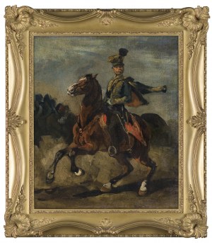 Piotr Michałowski, HUZAR NA GNIADYM KONIU, ok. 1836