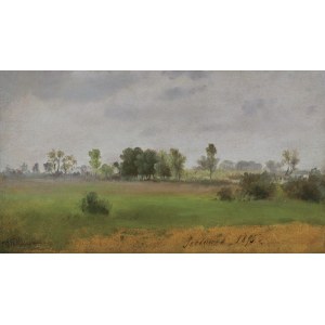 Władysław Aleksander Malecki, PEJZAŻ Z GOCŁAWKA, 1895