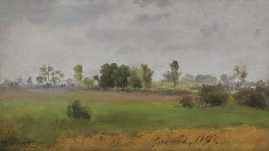 Władysław Aleksander Malecki, PEJZAŻ Z GOCŁAWKA, 1895