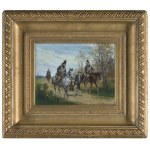 Jan Chelminski, MEETING ON THE ROAD, ca. 1875