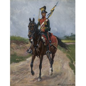 Wojciech Kossak, AUTOPORTRET, 1891