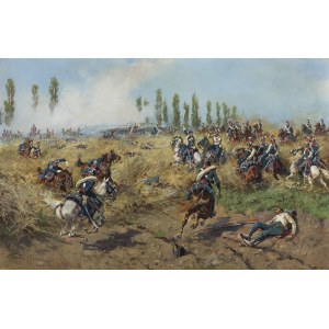 Wojciech Kossak, SZWOLEŻEROWIE POD WAGRAM, 1893