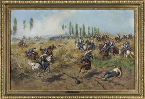 Wojciech Kossak, SZWOLEŻEROWIE POD WAGRAM, 1893