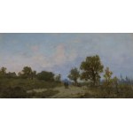 Zygmunt Sidorowicz, PEJZAŻ Z DROGĄ, 1877