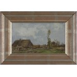 Roman Kochanowski, LANDSCAPE WITH CHATS, 1890-1900