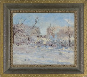 Józef Chełmoński, ZIMOWY PORANEK, ok. 1900