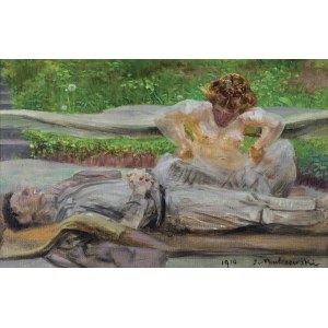 Jacek Malczewski, ŚMIERĆ ŻOŁNIERZA, 1910