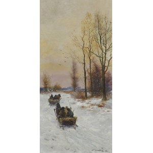Stanisław Miarczyński, XIX w., WYJAZD NA POLOWANIE, 1903
