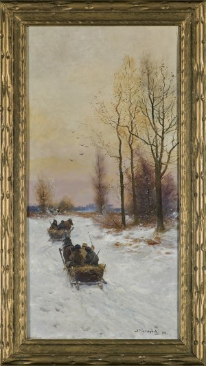 Stanisław Miarczyński, XIX w., WYJAZD NA POLOWANIE, 1903