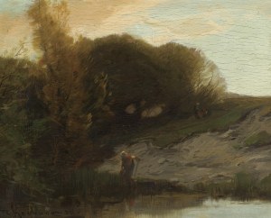 Roman Kochanowski, PEJZAŻ Z POSTACIĄ, po 1900