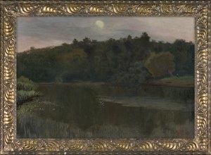 Włodzimierz Nałęcz, KSIĘŻYC NAD STAWEM, 1902