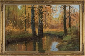 Wiktor Korecki, STRUMIEŃ W JESIENNYM LESIE