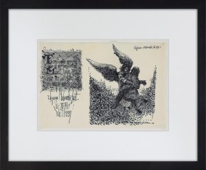 Zbigniew Makowski, ŻYCZENIA ŚWIĄTECZNE, XII 1976 (SKŁADANKA)