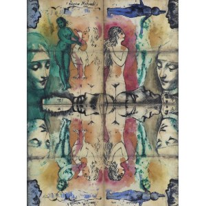 Zbigniew Makowski, KOMPOZYCJA Z „LEDĄ Z ŁABĘDZIEM“ , 1981