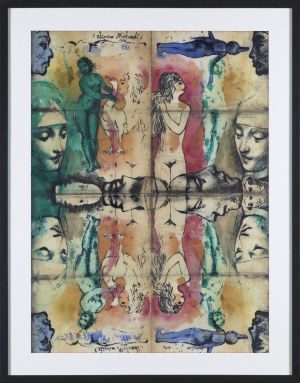 Zbigniew Makowski, KOMPOZYCJA Z „LEDĄ Z ŁABĘDZIEM“ , 1981