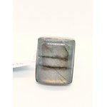 Ring with labradorite 36.79 ct, 925 silver, Gemporia certificate