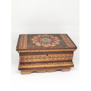 wooden casket decorated PRL