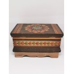 wooden casket decorated PRL