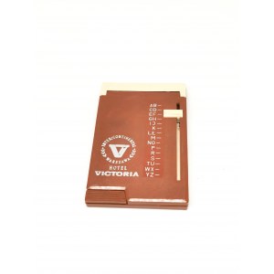 Notes z logo Hotel Victoria International Warszawa PRL