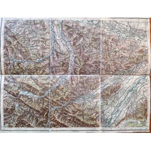 [Mapa] - Wojskowy Instytut Geograficzny - Kresy - Kuty [Pokucie], Warszawa 1933 [ Pieczęć PTT]