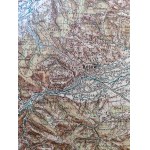 [Mapa] - Wojskowy Instytut Geograficzny - Kresy - Kuty [Pokucie], Warszawa 1933 [ Pieczęć PTT]