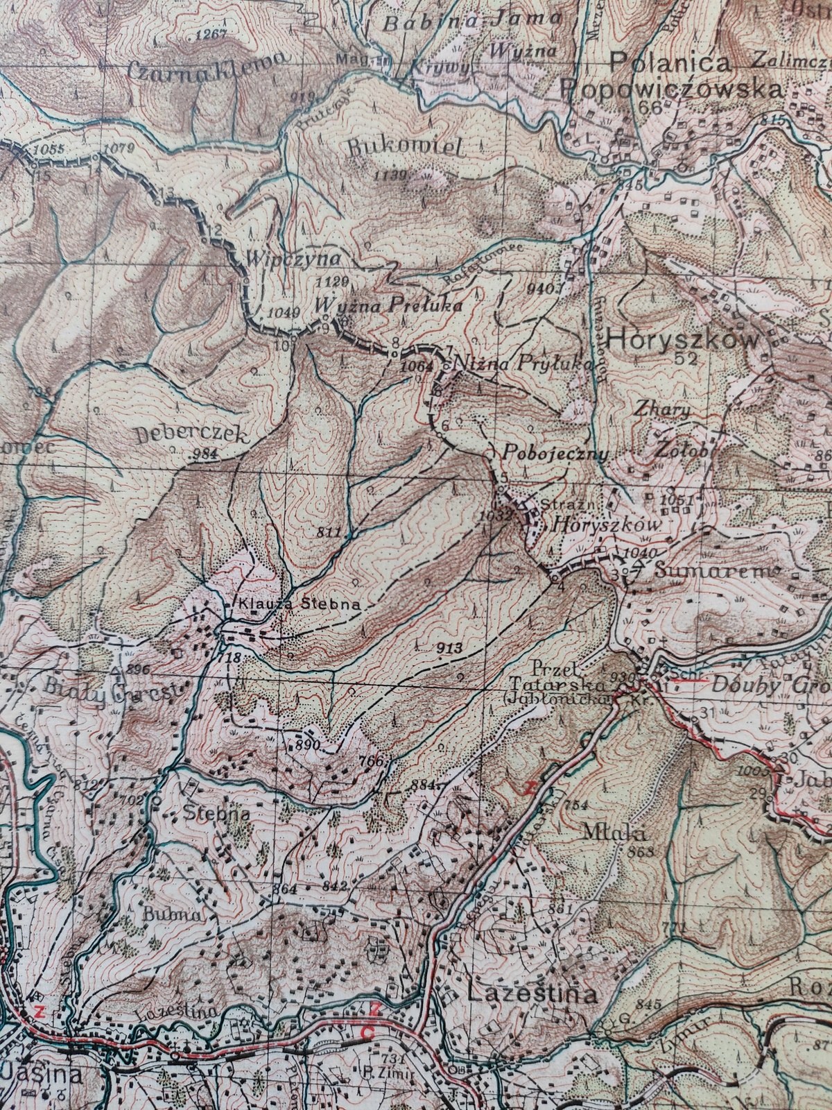 [Map] - Military Geographical Institute - Kresy - Mikuliczyn, Warsaw ...