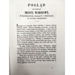 Świątkowski H. - Taryffa domów miasta Warszawy i Pragi z planem ogólnym i 128 szczegółowych planików ulic i domów - Warszawa 1852