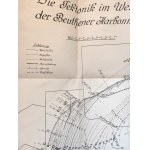[Geologia, górnictwo] Tektonika zachodniej części koryta Bytomia - Breslau 1930 - 9 map geologicznych [ Bytom ]