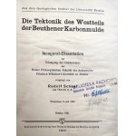 [Geologia, górnictwo] Tektonika zachodniej części koryta Bytomia - Breslau 1930 - 9 map geologicznych [ Bytom ]